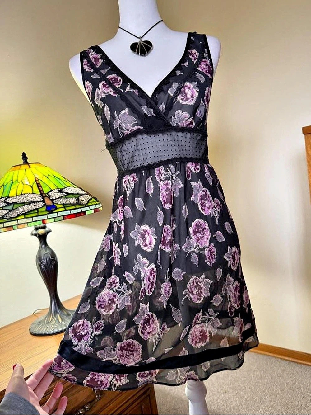 Victoria's Secret Floral Mini Dress Size Medium Like New